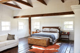 Brown and White Cowhide Rug #A27189