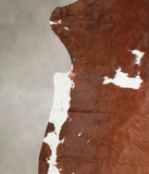 Brown and White Cowhide Rug #A27206
