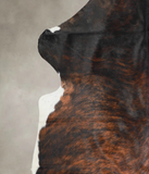 Dark Brindle Cowhide Rug #A27228