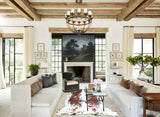 Tricolor Large European Cowhide Rug 6'5"H x 5'11"W #A27293 by Hudson Hides