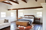 Tricolor X-Large European Cowhide Rug 7'1"H x 6'5"W #A27307 by Hudson Hides