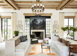Brown and White Regular XX-Large European Cowhide Rug 7'10"H x 6'10"W #A27326 by Hudson Hides