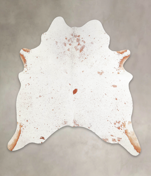 Salt and Pepper Brown Cowhide Rug #A28893