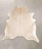 Beige Cowhide Rug #A28902