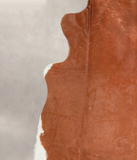 Solid Brown Cowhide Rug #A28909
