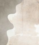 Beige and White Cowhide Rug #A28919
