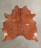 Brown and White Regular Cowhide Rug #A28927HUDSN