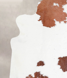 Brown and White Cowhide Rug #A28945