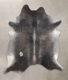 Dark Grey Cowhide Rug #A28979