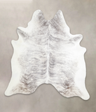Grey Brindle Cowhide Rug #A29010