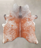 Salt and Pepper Brown Cowhide Rug #A29011