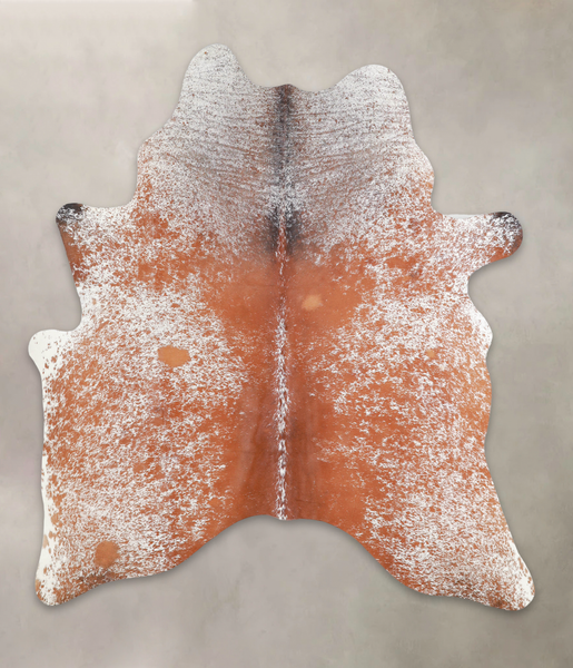 Salt and Pepper Brown Cowhide Rug #A29011