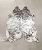 Grey Brindle Cowhide Rug #A29038