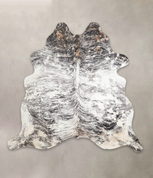 Grey Brindle Cowhide Rug #A29038