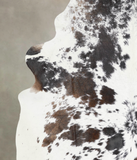 Salt and Pepper Brown Cowhide Rug #A29040