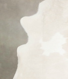 Beige and White Cowhide Rug #A29062