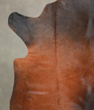 Brown with Red Cowhide Rug #A29063