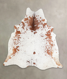 Salt and Pepper Brown Cowhide Rug #A29075