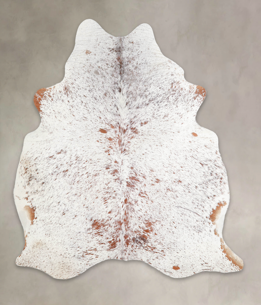 Salt and Pepper Brown Cowhide Rug #A29102