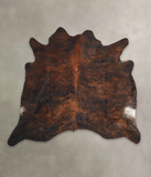 Dark Brindle Cowhide Rug #A29125