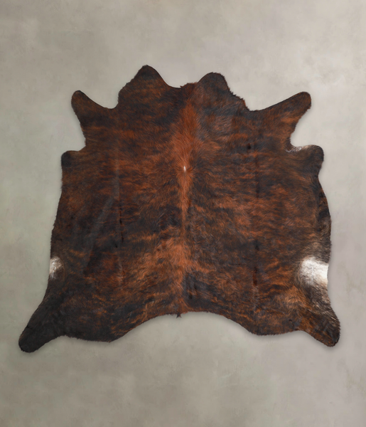 Dark Brindle Cowhide Rug #A29125