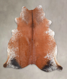 Salt and Pepper Brown Cowhide Rug #A29142