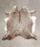 Salt and Pepper Brown Cowhide Rug #A29164