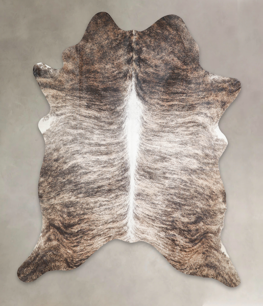 Grey Brindle Cowhide Rug #A29236