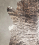 Grey Brindle Cowhide Rug #A29236