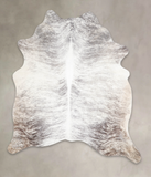 Grey Brindle Cowhide Rug #A29244