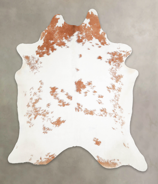 Brown and White Cowhide Rug #A29261
