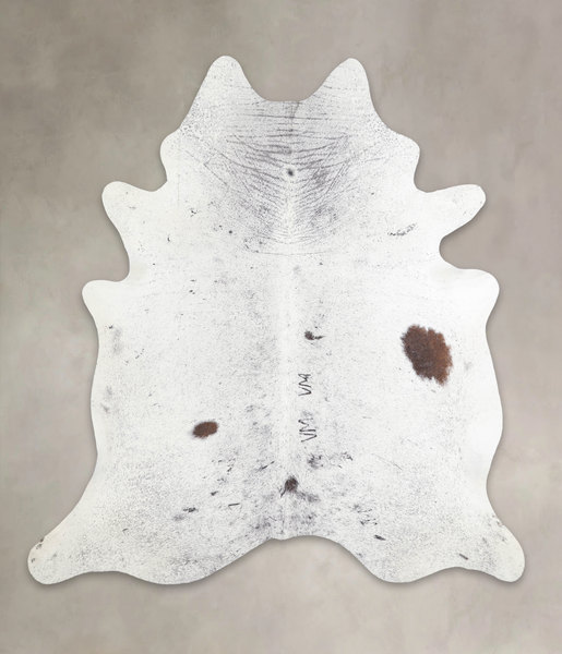 Salt and Pepper Black Cowhide Rug #A29264