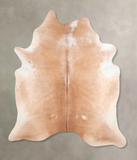 Beige Cowhide Rug #A29308