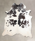 Black and White Cowhide Rug #A29324