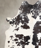 Black and White Cowhide Rug #A29324
