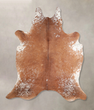 Salt and Pepper Brown Cowhide Rug #A29342