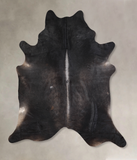 Dark Grey Cowhide Rug #A29366