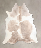 Grey With White Cowhide Rug #A29370
