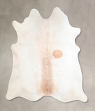 Ivory with Beige Cowhide Rug #A29372