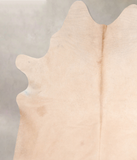 Beige Cowhide Rug #A29444