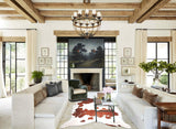 Brown and White Cowhide Rug #A29451