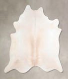 Grey with Beige Cowhide Rug #A29465