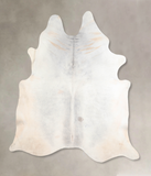 Grey with Beige Cowhide Rug #A29481