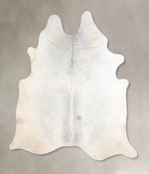 Grey with Beige Cowhide Rug #A29481