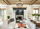 Chocolate and White Cowhide Rug #A29485