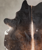 Chocolate and White Cowhide Rug #A29514