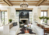 Chocolate and White Cowhide Rug #A29514