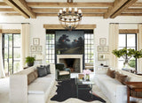 Solid Black Cowhide Rug #A29516