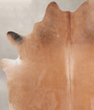 Solid Brown Cowhide Rug #A29517