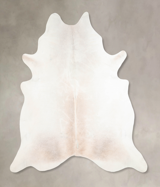Grey with Beige Cowhide Rug #A29560